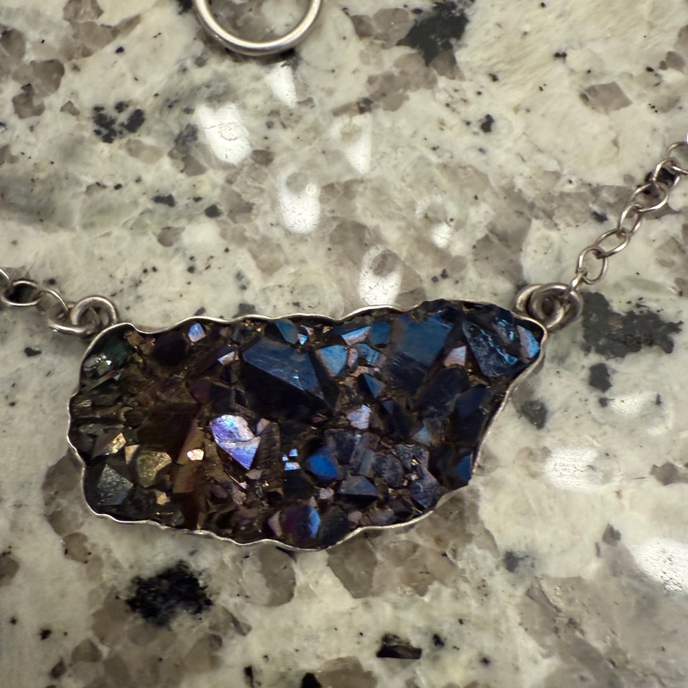 Iridescent Stone Necklace